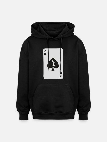 aspicgirlspreadshirt - Sweat à capuche oversize unisexe - noir