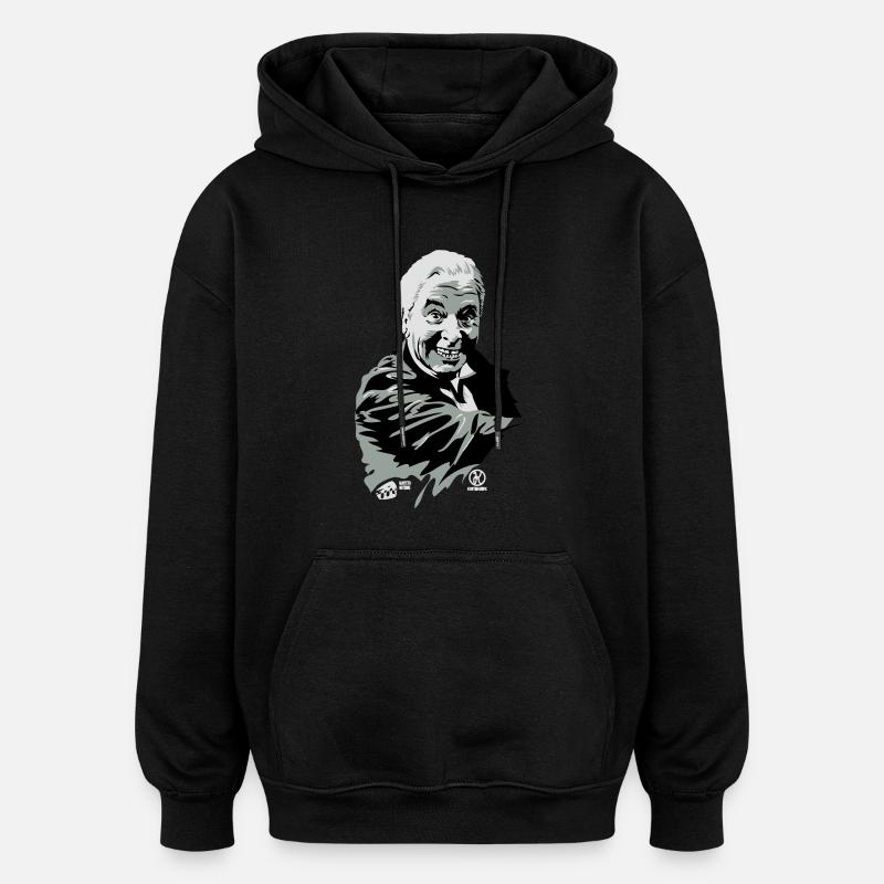 Dinner for one - Oversized Unisex Hoodie - black