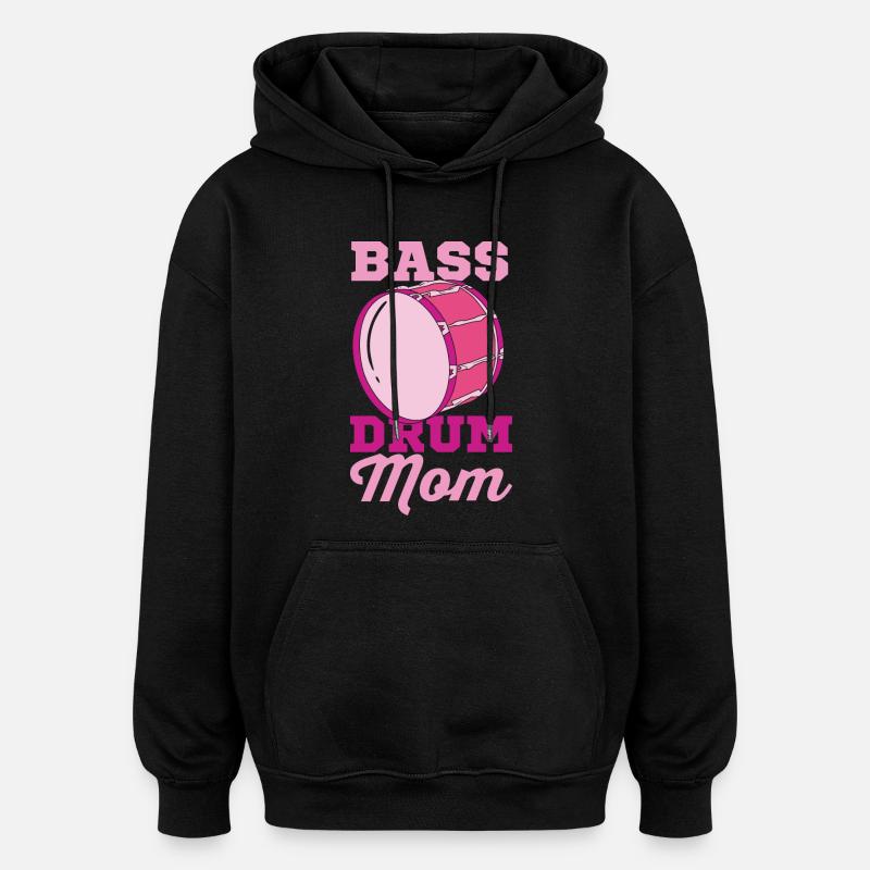 Große Trommel Mama - Oversized Unisex Hoodie - Schwarz