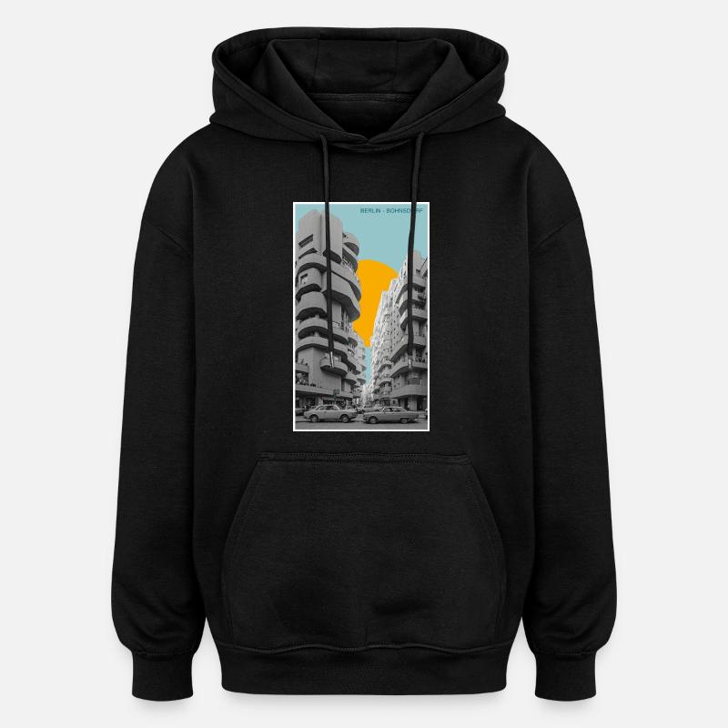 Bohnsdorf - Oversized Unisex Hoodie - Schwarz