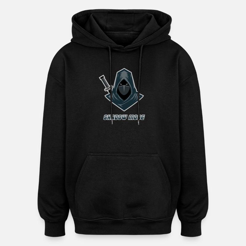 Ninja Fight Sport  - Sweat à capuche oversize unisexe - noir