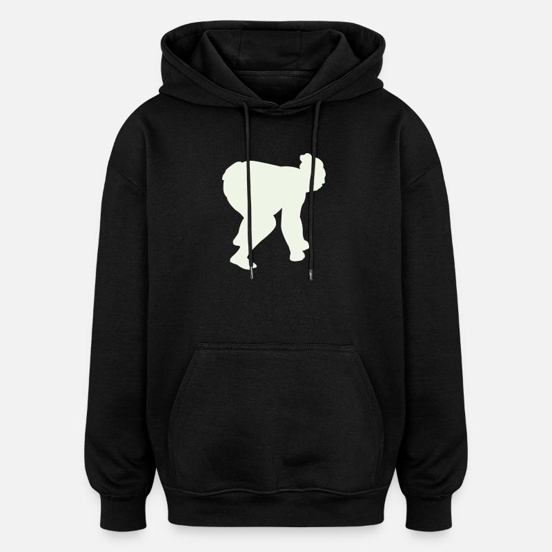 sumo - Sweat à capuche oversize unisexe - noir
