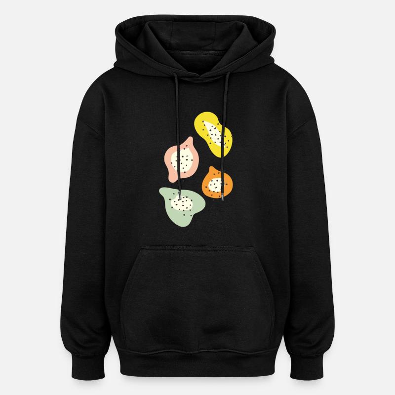 Fruits exotiques - Sweat à capuche oversize unisexe - noir