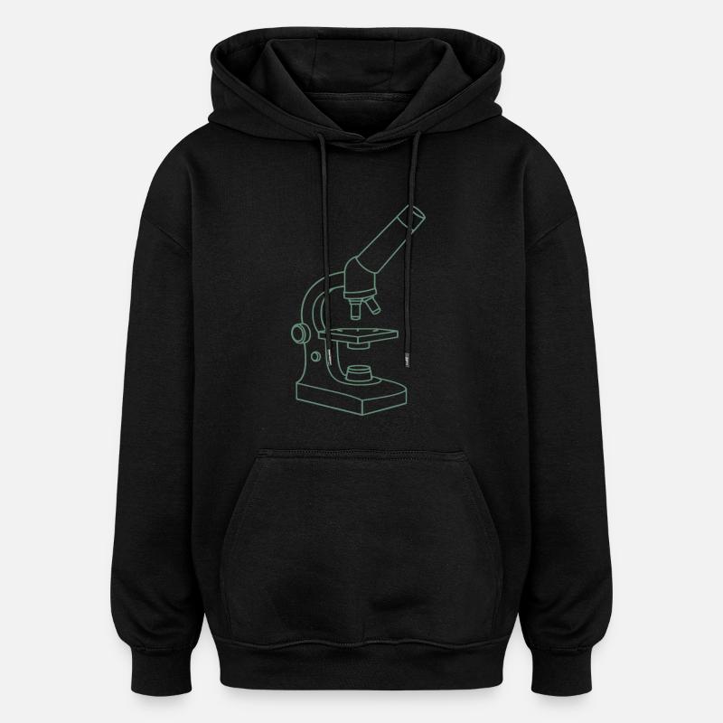 Microscope - Oversized Unisex Hoodie - black