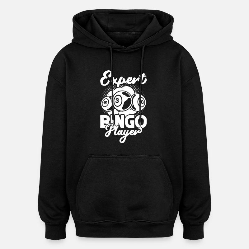 Bingo Player Expert Player Bingo - Oversized Unisex Hoodie - Schwarz