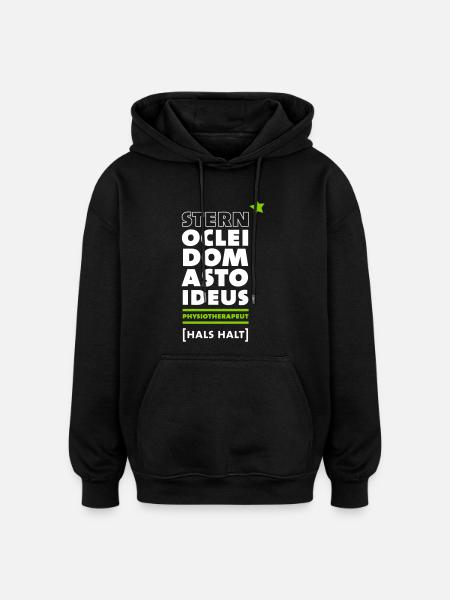 Physiotherapeut - Oversized Unisex Hoodie - Schwarz