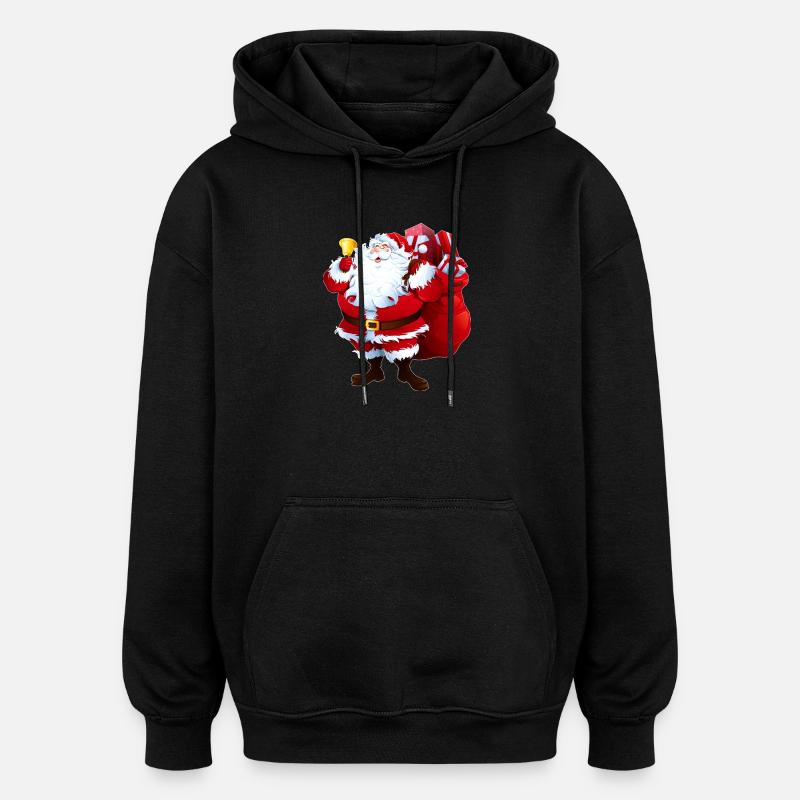 Santa's gift - Oversized Unisex Hoodie - black