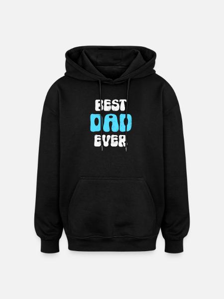 Father Dad - Oversized Unisex Hoodie - black