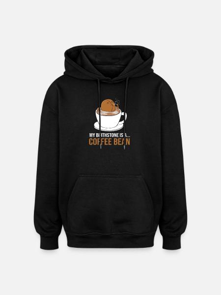 Barista Espresso Coffee Caffeine - Oversized Unisex Hoodie - black