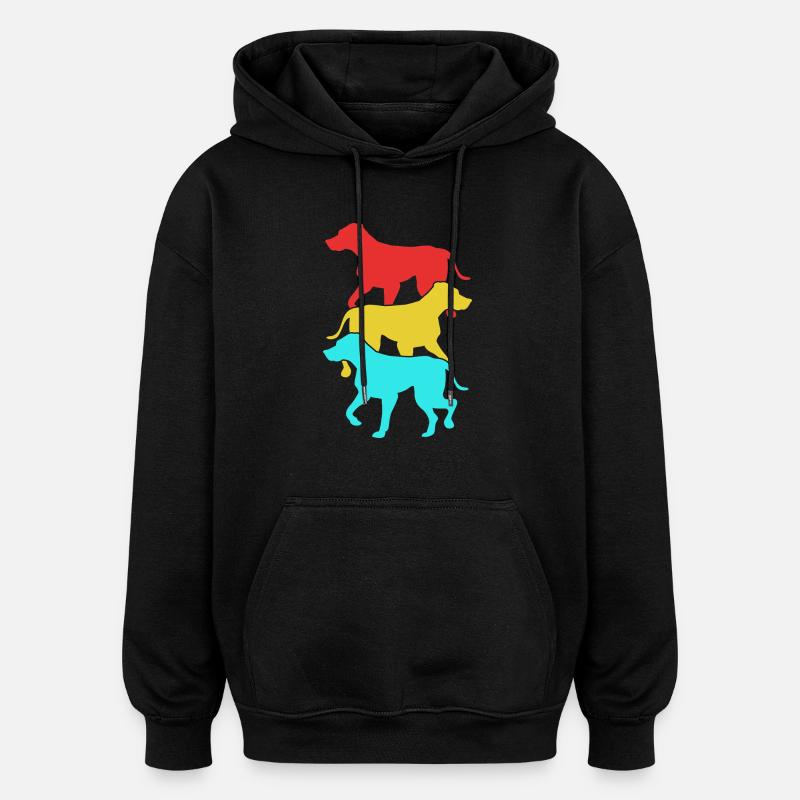 Rhodesian Ridgeback - Oversized Unisex Hoodie - black