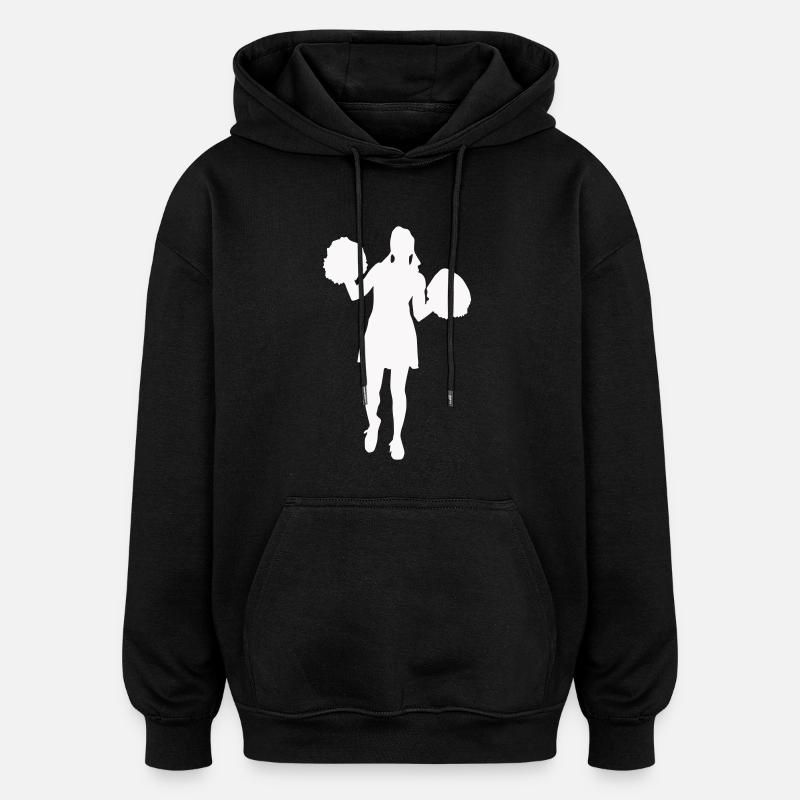cheerleader - Oversized Unisex Hoodie - black