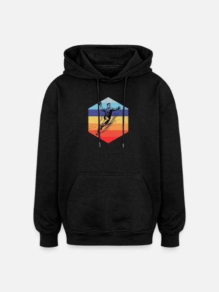 In a nutshell, men's handball - Oversized Unisex Hoodie - black
