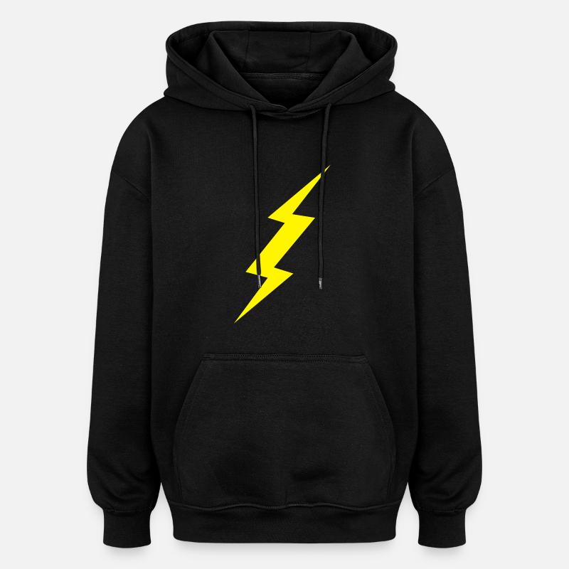 blitz - musik - rave - Oversized Unisex Hoodie - Schwarz