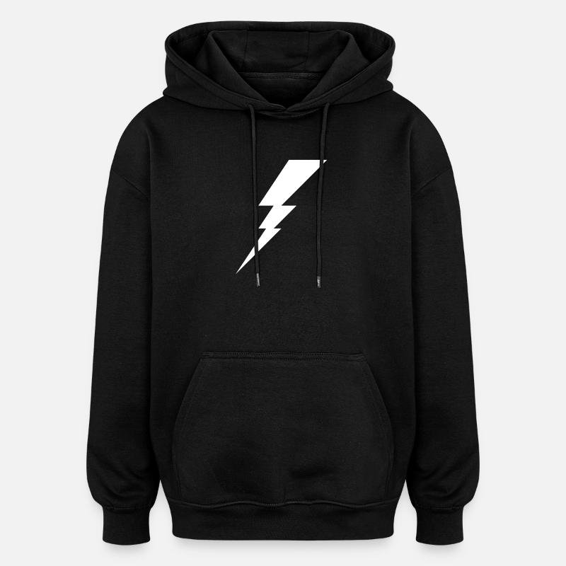 Thunder light - Oversized Unisex Hoodie - black