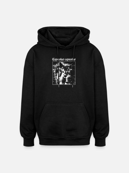 Capreolus capreolus - Oversized Unisex Hoodie - black