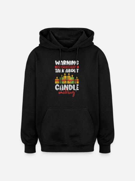 Candle Maker Romance Lights - Oversized Unisex Hoodie - black