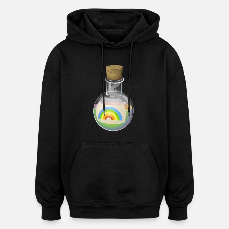 chimiste - Sweat à capuche oversize unisexe - noir