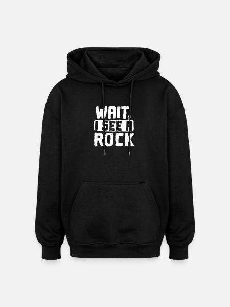 Geologist geology - Oversized Unisex Hoodie - black