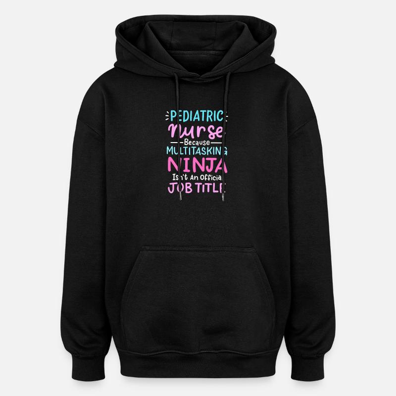 Kinderkrankenschwester - Oversized Unisex Hoodie - Schwarz
