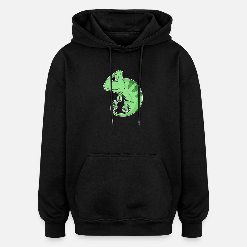 Chameleons Chameleon - Oversized Unisex Hoodie - black