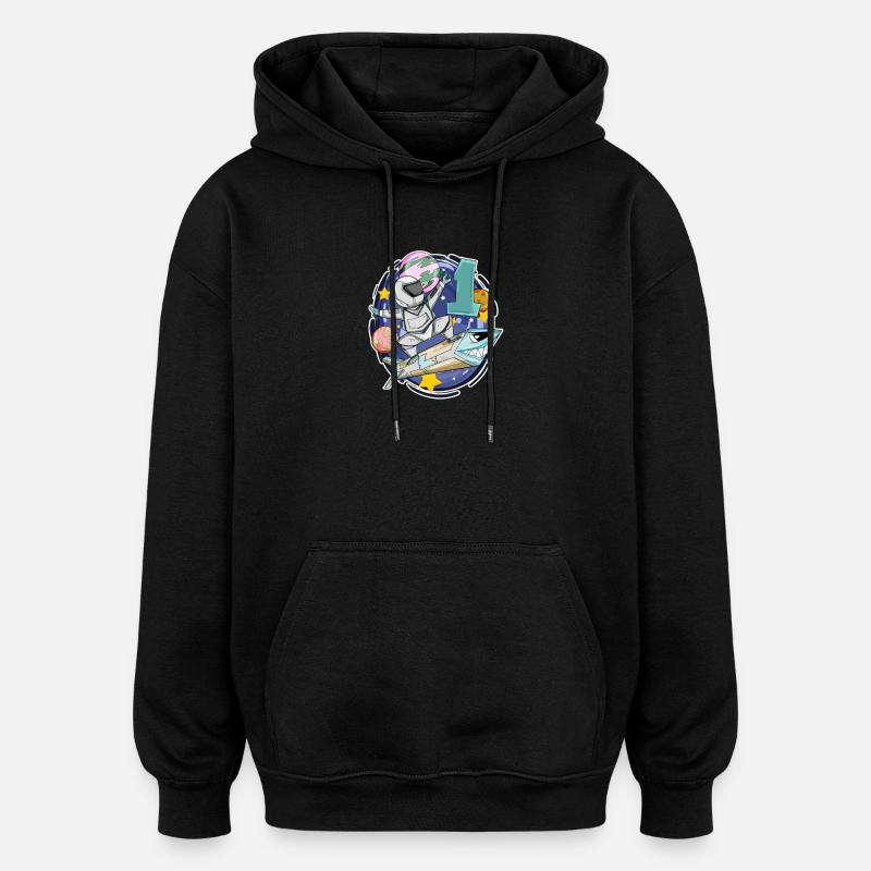 1 Jahr alt - Einschulung - Gewinner - Oversized Unisex Hoodie - Schwarz