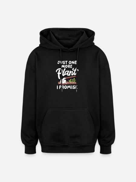 Gartenarbeit Gärtner - Oversized Unisex Hoodie - Schwarz
