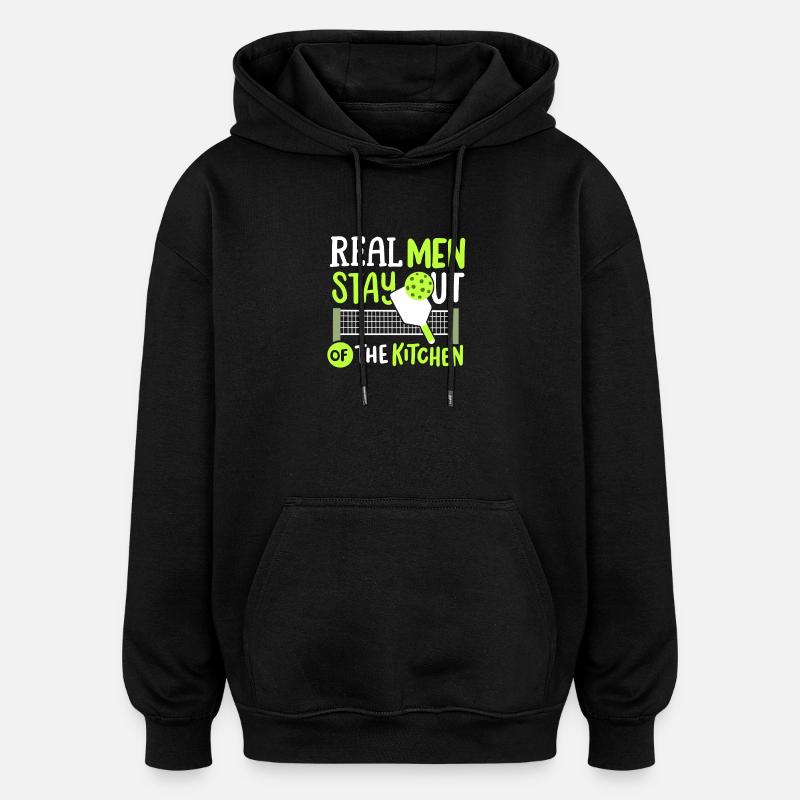 Pickleball-Spieler Paddleball - Oversized Unisex Hoodie - Schwarz