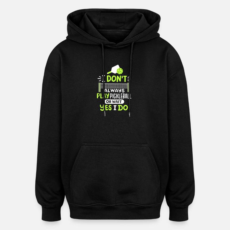 Pickleball-Spieler Paddleball - Oversized Unisex Hoodie - Schwarz