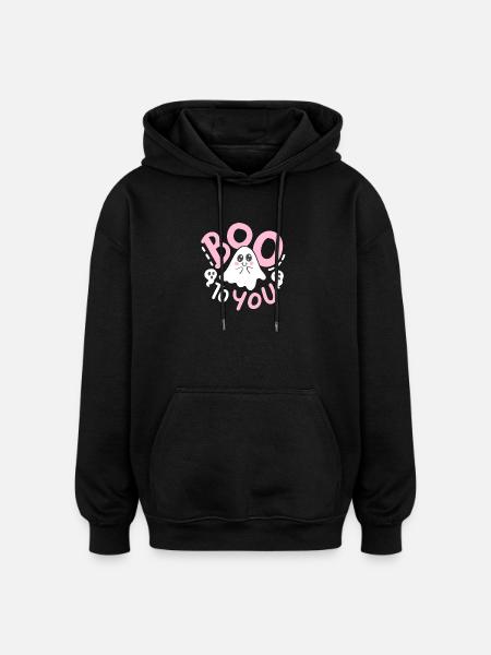 Geist Halloweenkostüm - Oversized Unisex Hoodie - Schwarz