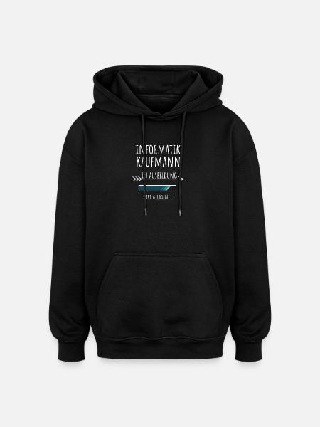 Informatikkaufmann Ausbildung Beruf Geschenk - Oversized Unisex Hoodie - Schwarz