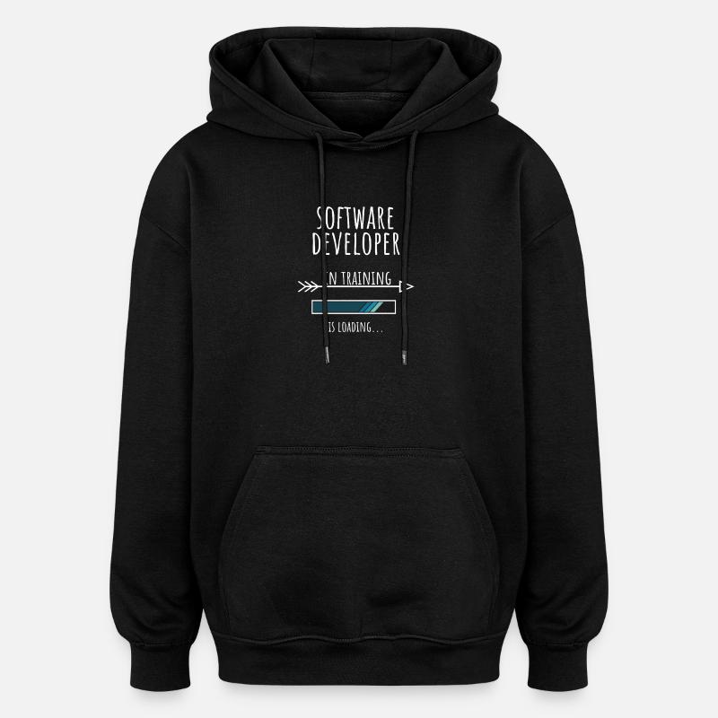 Software Developer in Training Gift - Oversized Unisex Hoodie - black