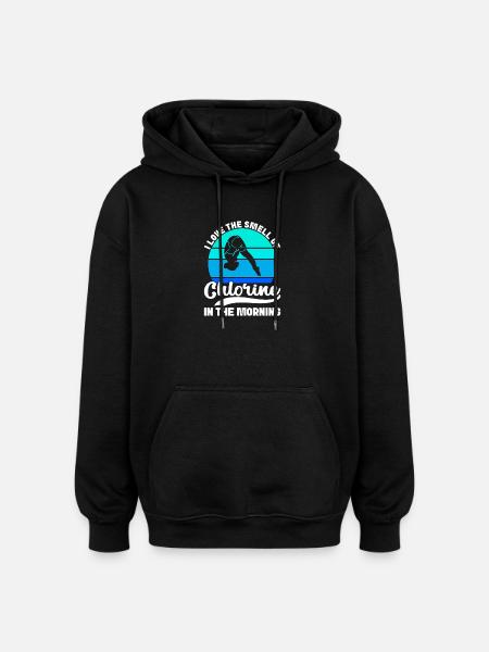 Diving diving board - Oversized Unisex Hoodie - black