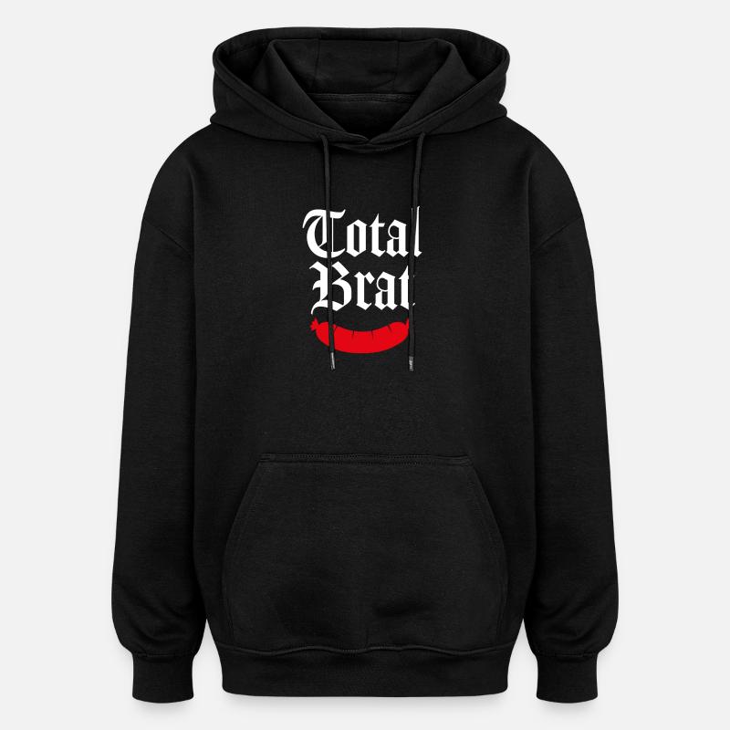 Totalement gâté - Sweat à capuche oversize unisexe - noir