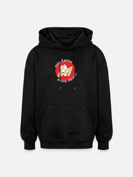 My Home Train Gift - Oversized Unisex Hoodie - black