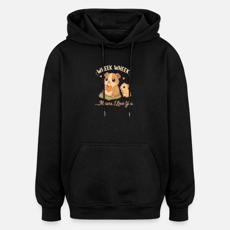 Assistant beekeeper - Oversized Unisex Hoodie - black