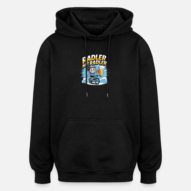 Cyclisme Cyclisme VTT - Sweat à capuche oversize unisexe - noir