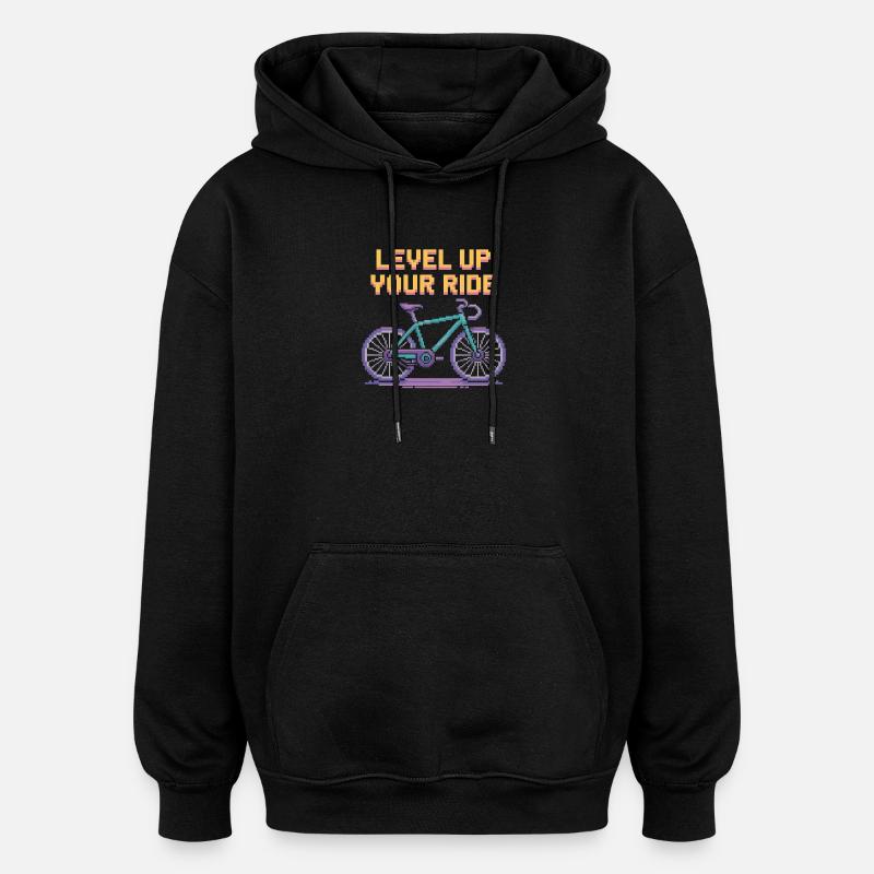 Cyclisme Cyclisme VTT - Sweat à capuche oversize unisexe - noir