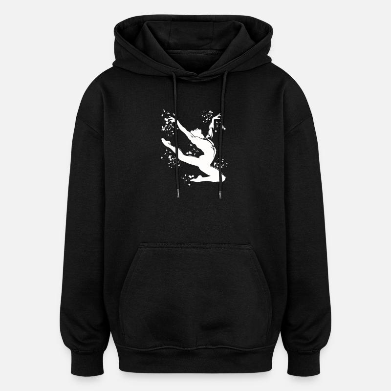 Turner Boden Kunstturnen - Oversized Unisex Hoodie - Schwarz