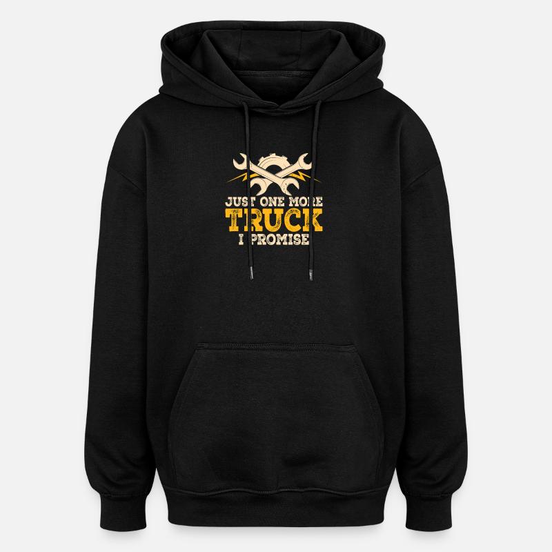 Mechaniker Mechatroniker Schrauber Geschenk - Oversized Unisex Hoodie - Schwarz