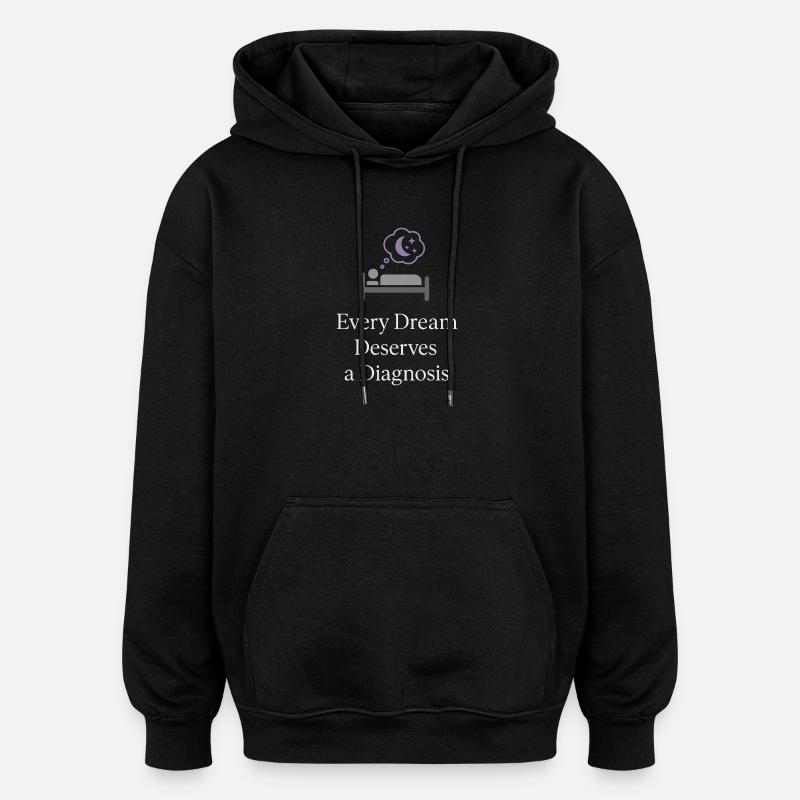 Sleep Technologist Polysomnographic Tech Rpsgt - Oversized Unisex Hoodie - black