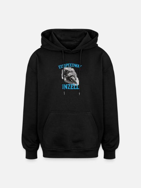 Eisspeedway Inzell – Motorsport Design für Fans - Oversized Unisex Hoodie - black
