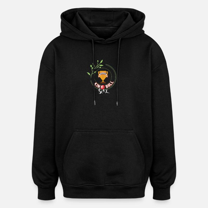 Kinball Siegerin Gewinner Turnier Meisterschaft - Oversized Unisex Hoodie - Schwarz