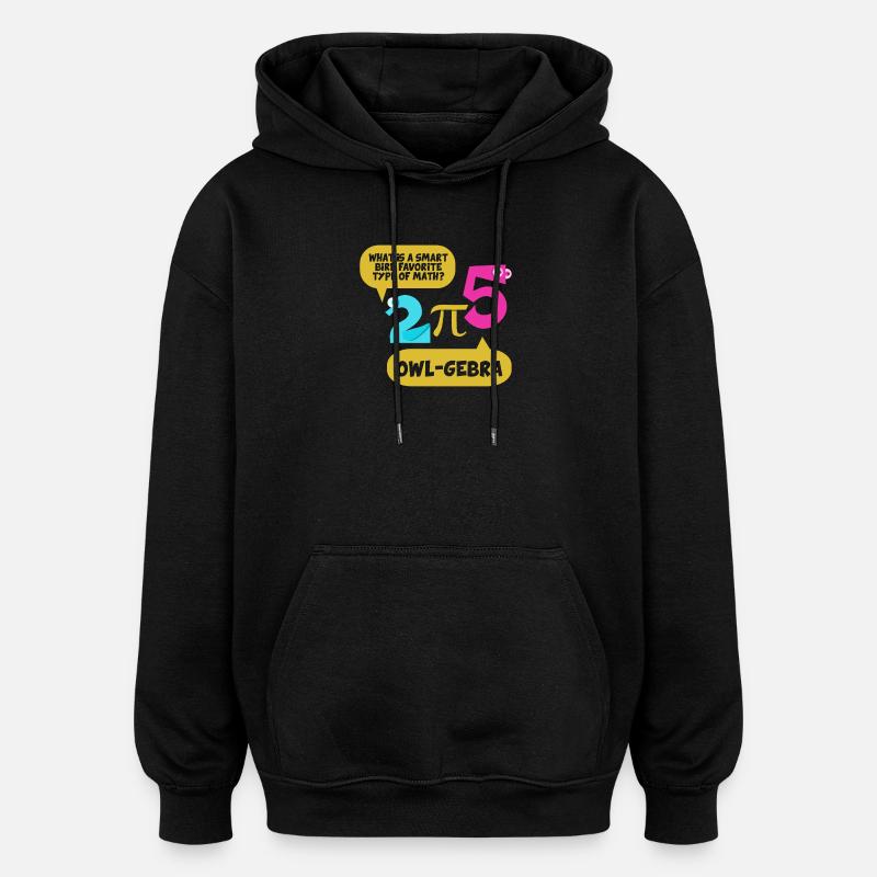 Math Math Math Teacher Mathematician - Oversized Unisex Hoodie - black