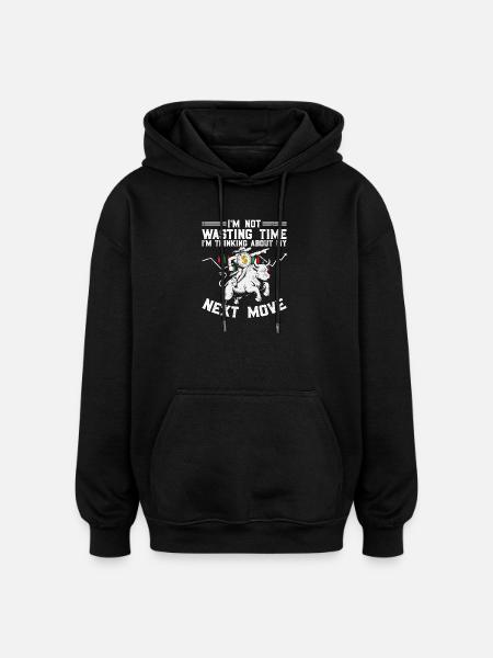 Trading Boursier Crypto Trader Boursier - Sweat à capuche oversize unisexe - noir