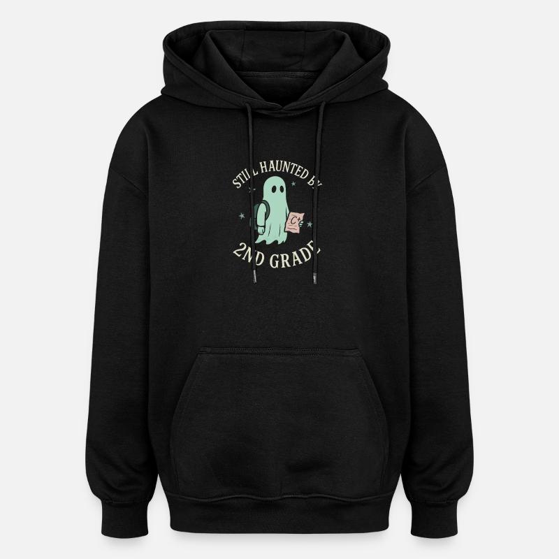 Hochbegabter Burnout-absolvent Mit Akademischem - Oversized Unisex Hoodie - Schwarz