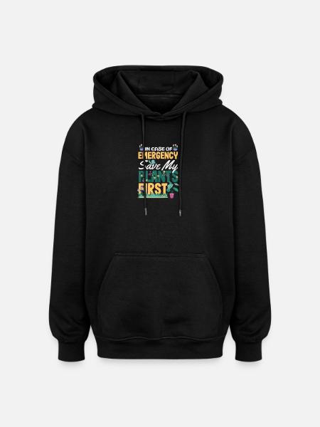 Garten- Und Pflanzenliebhaber Geschenke - Oversized Unisex Hoodie - Schwarz