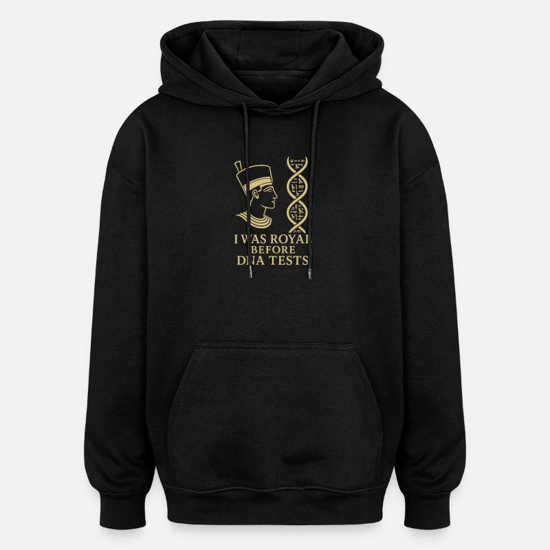 Pharaoh Archaeology in Ancient Egypt - Oversized Unisex Hoodie - black
