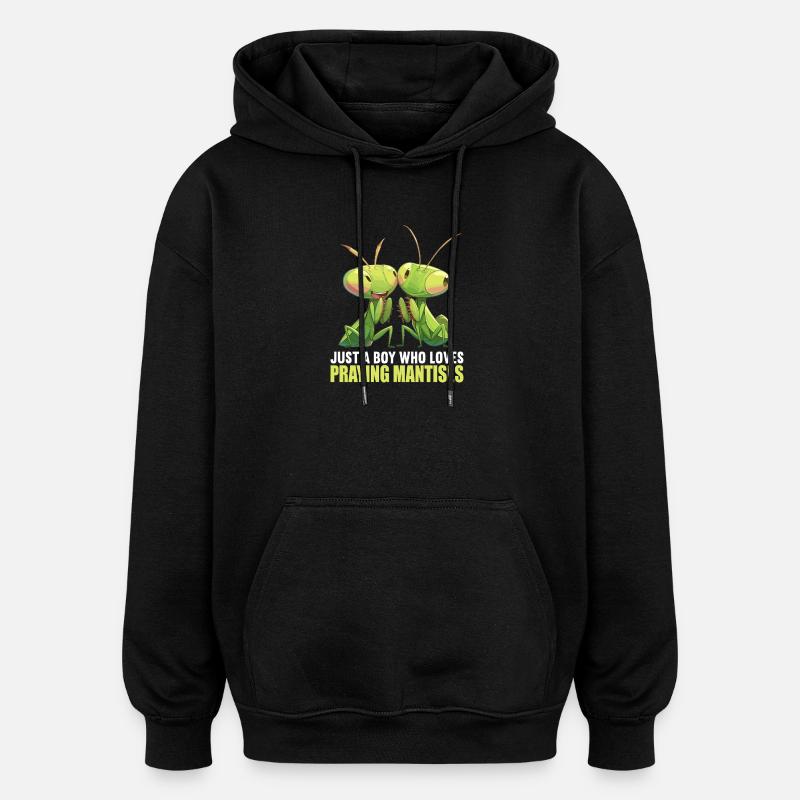 Gottesanbeterinnen Gottesanbeterin - Oversized Unisex Hoodie - Schwarz