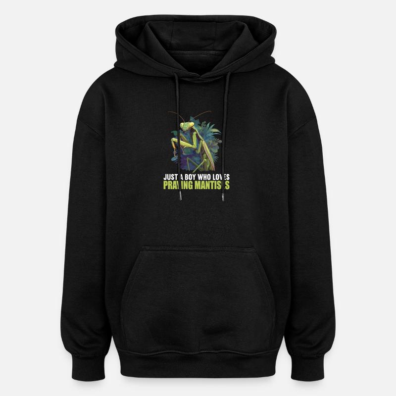 Gottesanbeterinnen Gottesanbeterin - Oversized Unisex Hoodie - Schwarz
