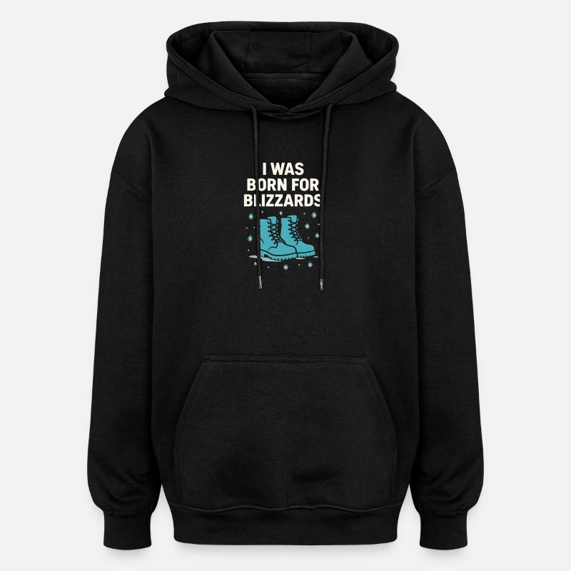 Kaltes Staatsleben Geschenk Eiskalte - Oversized Unisex Hoodie - black